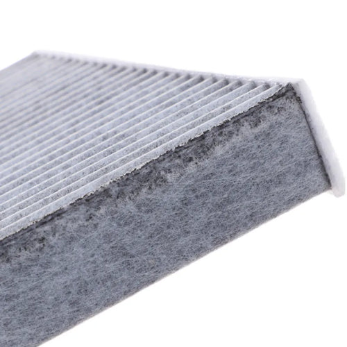 Grey Geely air conditioning filter element measuring 215mm by 210mm by 30mm