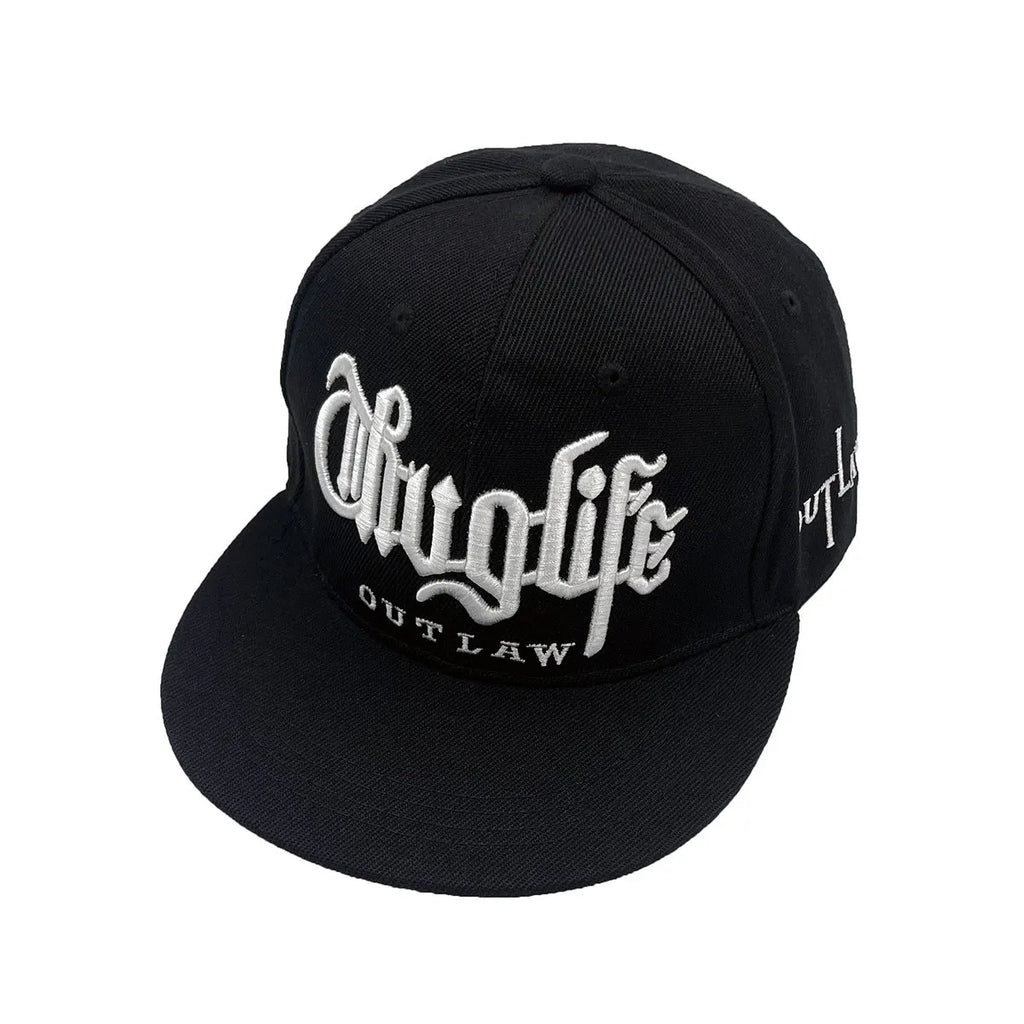 Embroidered letters two-colour street hip hop hat dome crown polyester adult 56-60cm outdoor