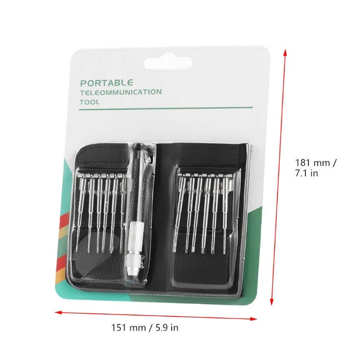 DJI Phantom 3 repair parts kit with 12 in 1 vanadium steel screwdriver and bits for gimbal