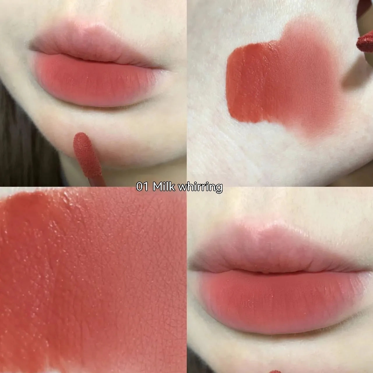 Bear Cute Rabbit lip lacquer matte finish compact 3.2x5x10.3cm lip glaze 6 colour options