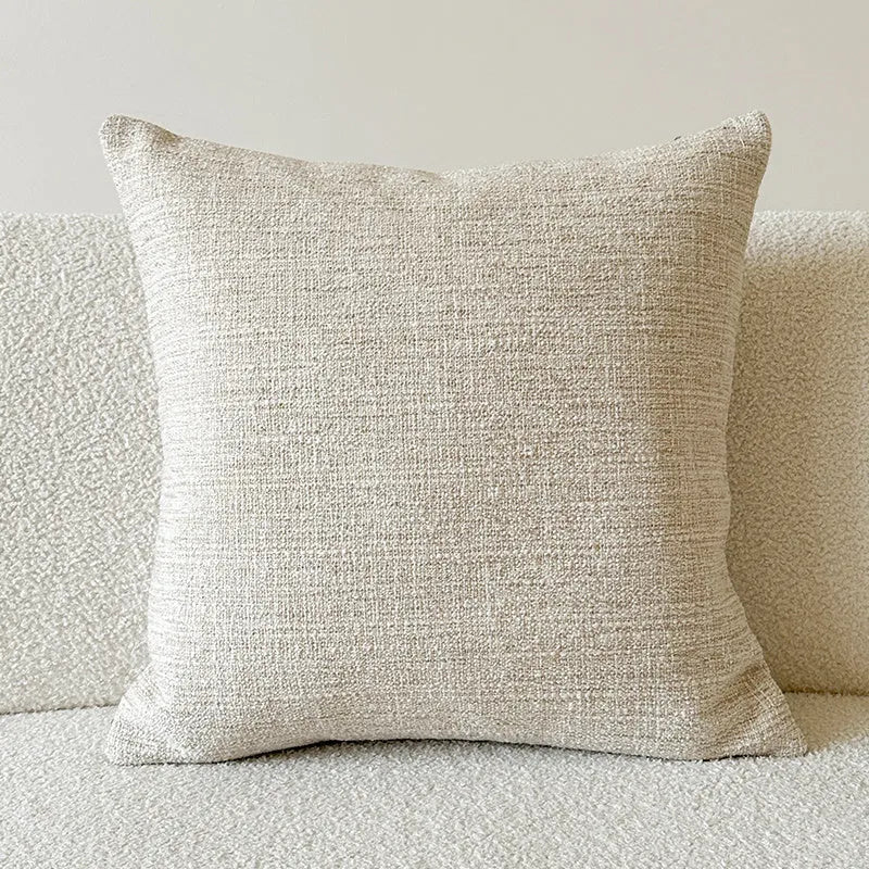 American-style jacquard sofa cushion cover with paisley pattern in amber colour