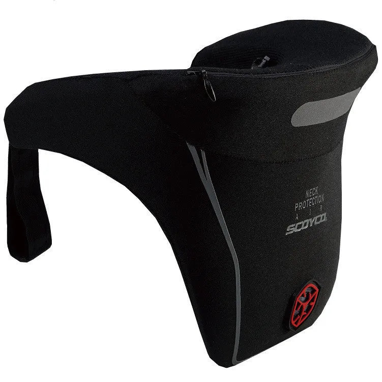 Saiyu motorcycle neck guard for cervical spine protection, as shown colour, single protective gear item