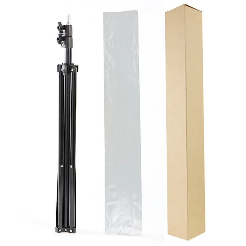 Telescopic fill light bracket for live streaming photography, metal iron electrophoresis, 1.6m height model