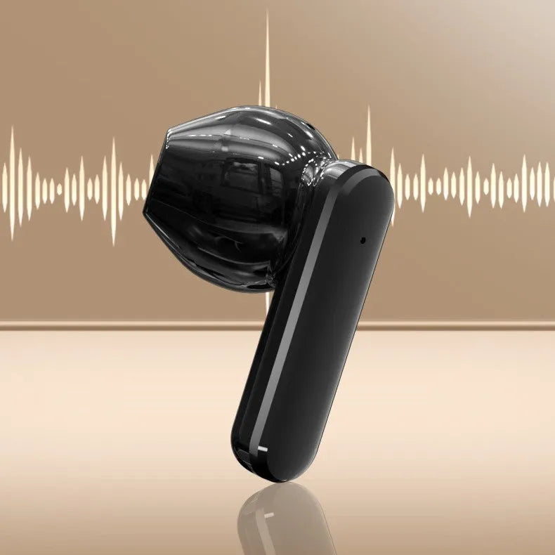 Full-colour touch screen Bluetooth headset with LCD display and ear hook design in YX28 black colour option