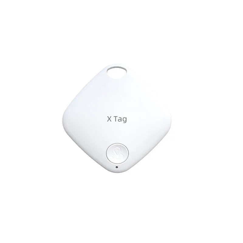 Circular black Bluetooth key finder tracker with key ring, showing 37mm diameter size.