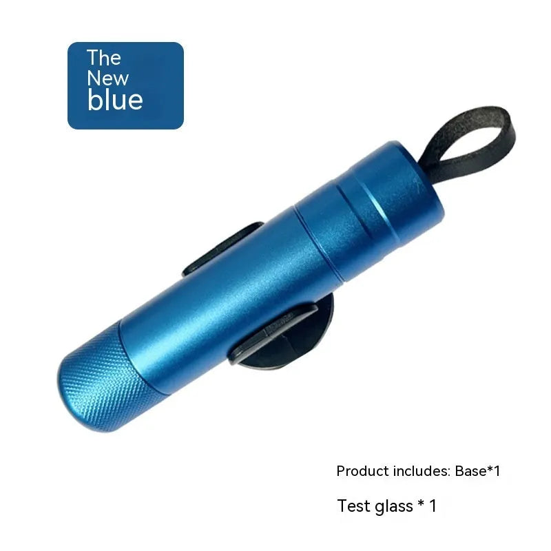 Aluminium alloy car safety hammer with seatbelt cutter and LED torch in 20x88mm size