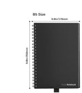 Business Intelligence Notebook with PVC cover, audio recording, and handwriting recognition, A5 size, 181x255 mm