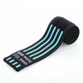 Weightlifting strength wristband in nylon with adjustable pressure, shown in orange colour