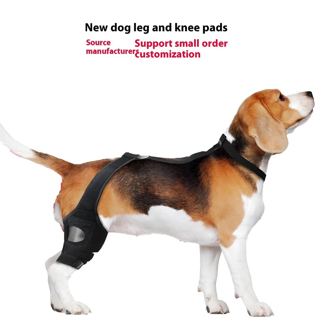 Neoprene dog hind leg knee brace assist strap in various colours and sizes