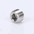 Stainless steel 304 hexagon plug for 3/8 inch BSPP pipe bulkhead connections