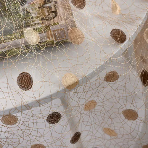 Custom blackout curtain panel showing fabric texture and hanging options