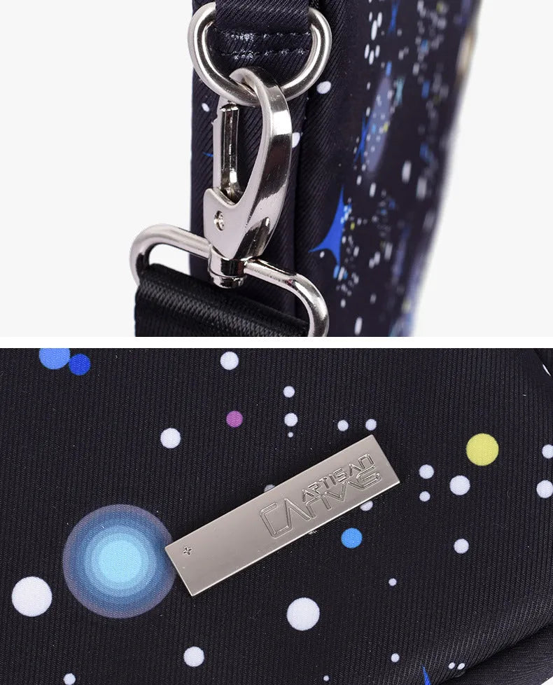 Black waterproof polyester laptop liner bag for 13-inch notebook slim profile