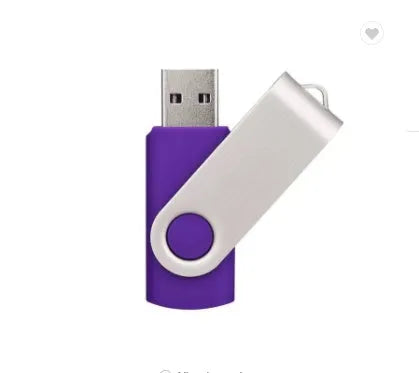 USB 3.0 metal mobile hard drive in silver finish with capacity options from 8GB to 128GB
