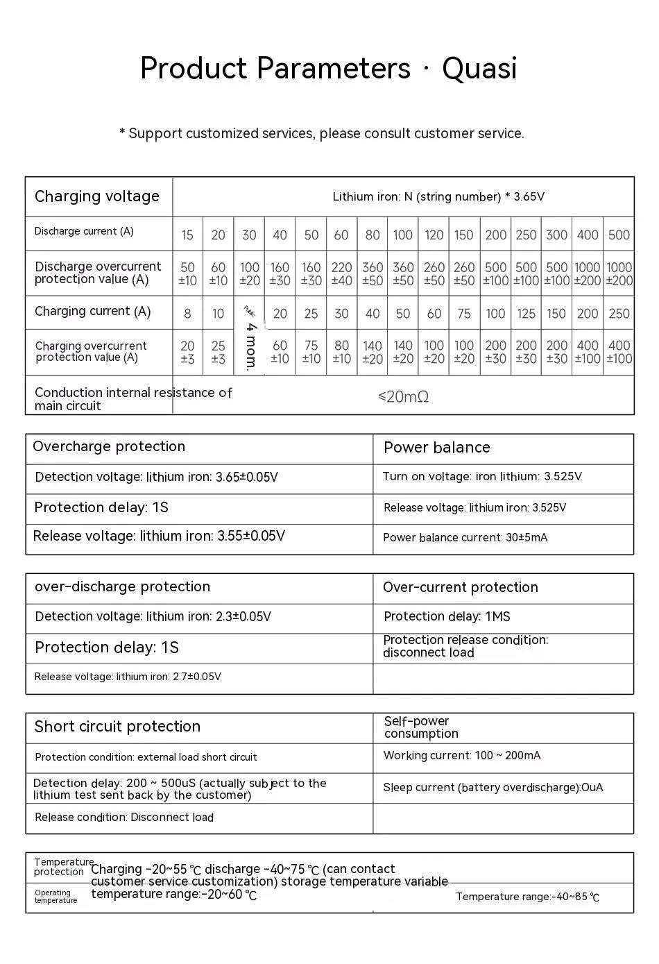 Dali lithium iron phosphate battery protection board for 4S 12V systems with cooling fan.