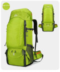Large capacity lightweight waterproof mountaineering backpack for hiking and camping outdoor use