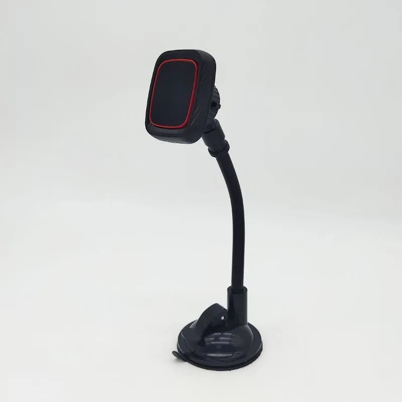 Universal car phone holder with air vent mount and long brush holder in hose black colour