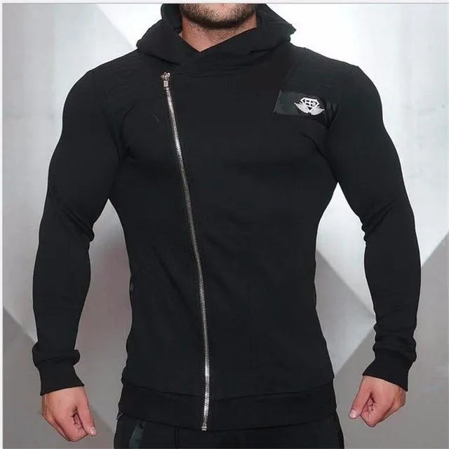 New Gyms slim fit hoodie in cotton, available in multiple sizes and colour options
