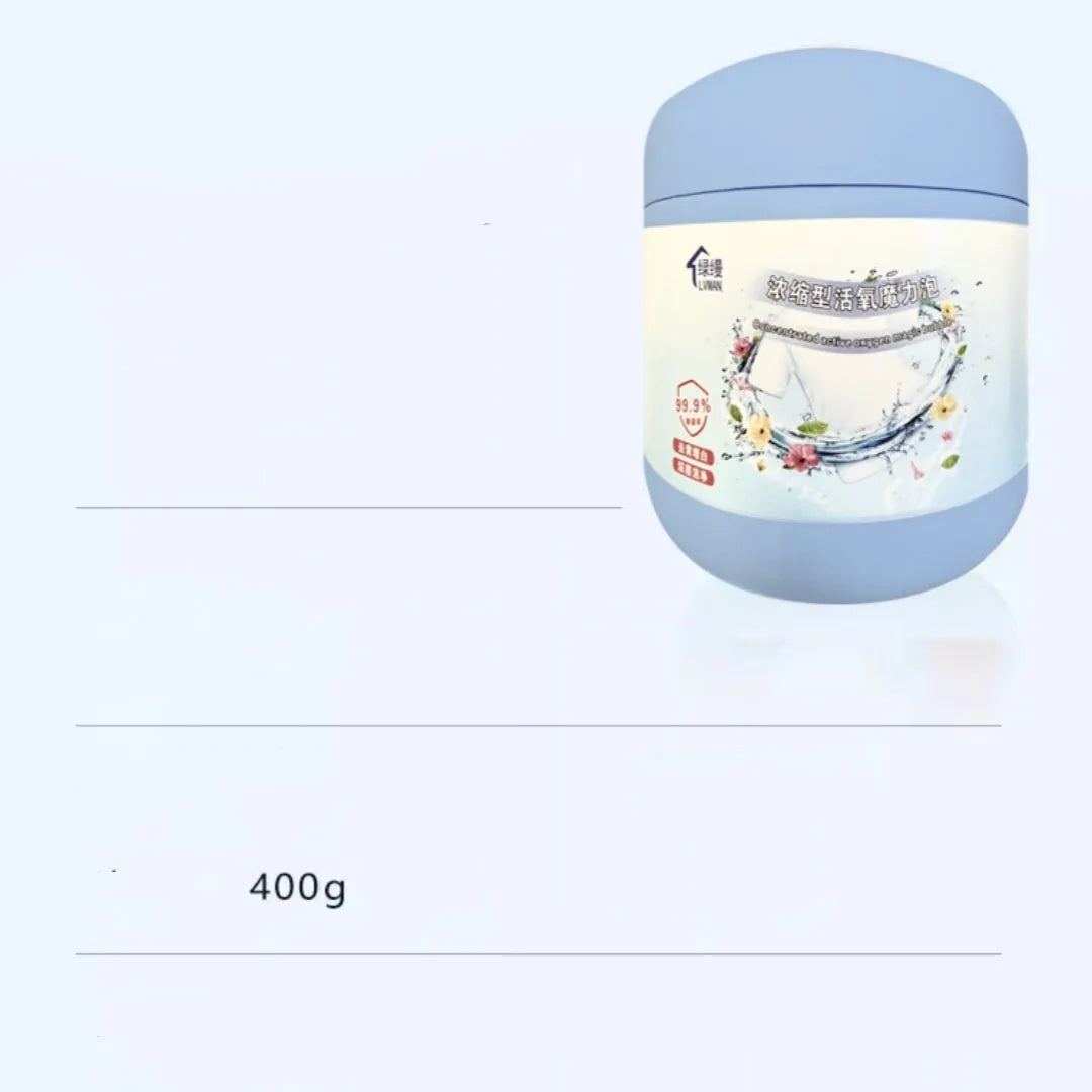 400g bottle of strong decontamination salt fizzer active oxygen bleaching powder for laundry.