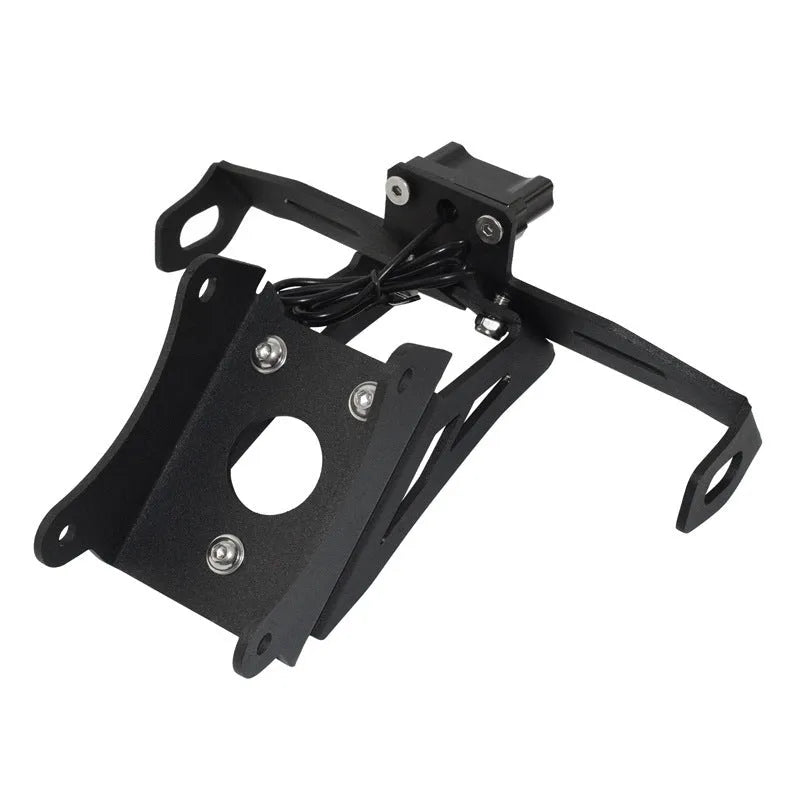 Black aluminium alloy Honda motorcycle short tail license plate bracket