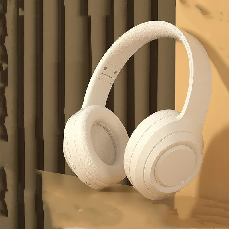DR58 wireless bluetooth headset in black, white or pink with noise cancellation and microphone