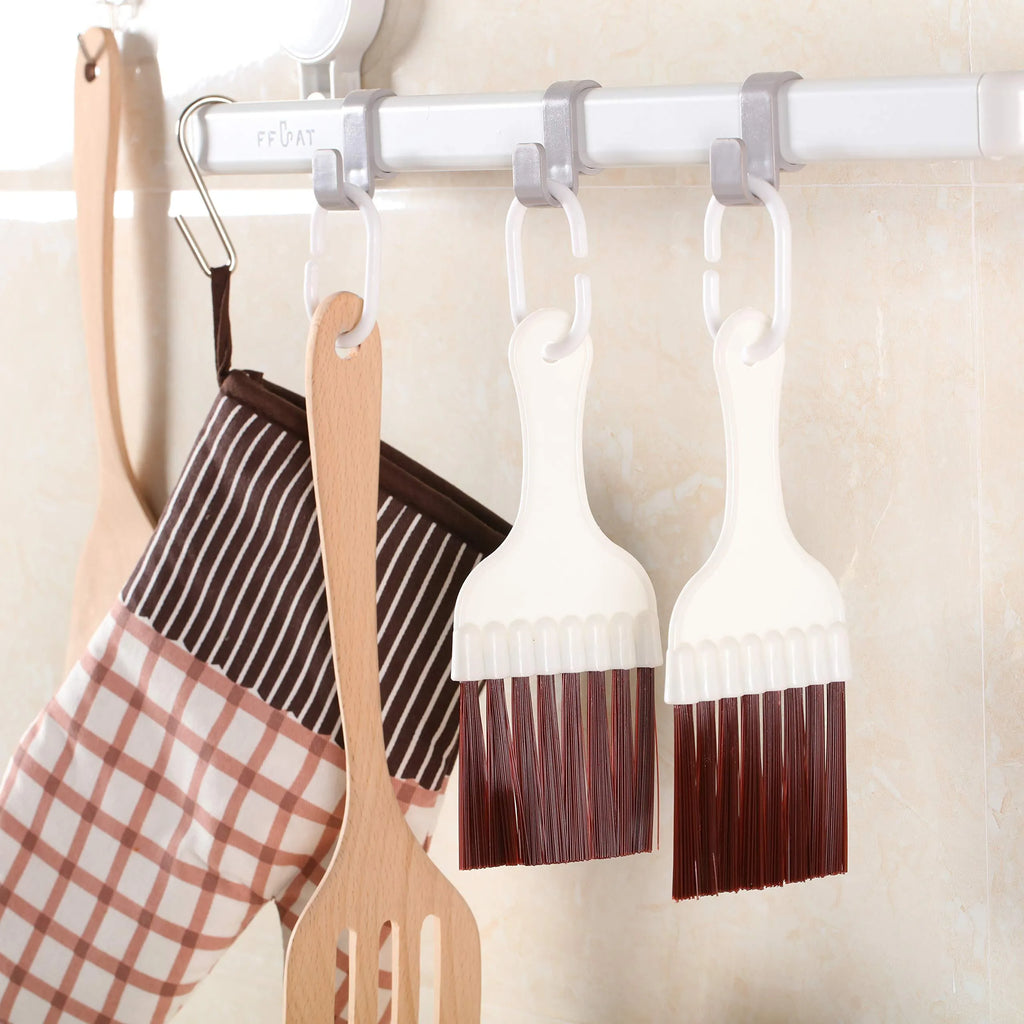 Stainless steel air conditioning fin comb and cleaning brush with abrasive bristles