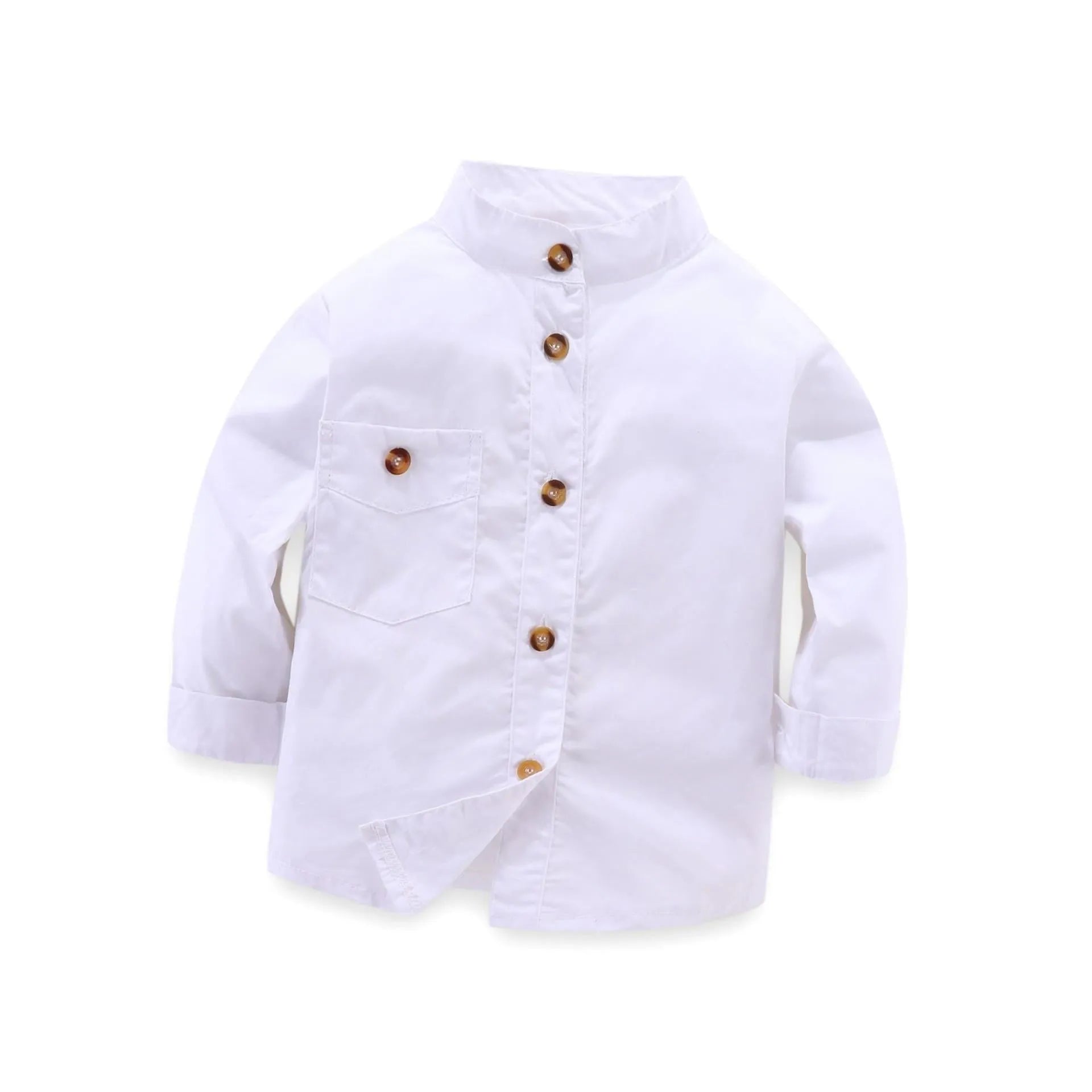 Plain blue boys' formal suit for children aged eight and over, in European-American style.