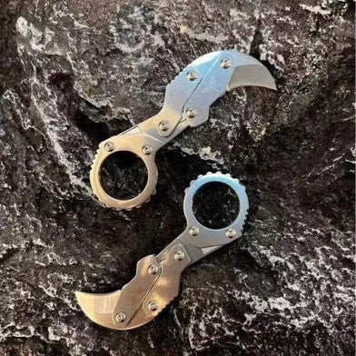 Stainless steel 420J2 folding knife 12mm full length 2.6cm blade 3.5mm cutting edge width