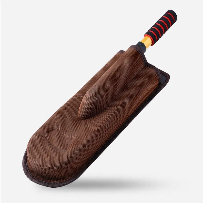 Telescopic wax duster car wash mop with alloy handle and brown line telescopic design