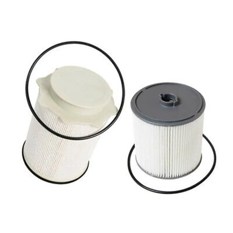 White RAM diesel fuel filter kit for 1500-5500 trucks with chemical fibre filter and nitrile rubber seal.