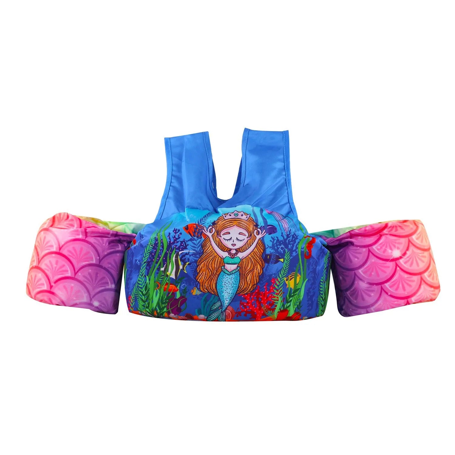 Children's inflatable arm swimming ring with cartoon designs for water safety