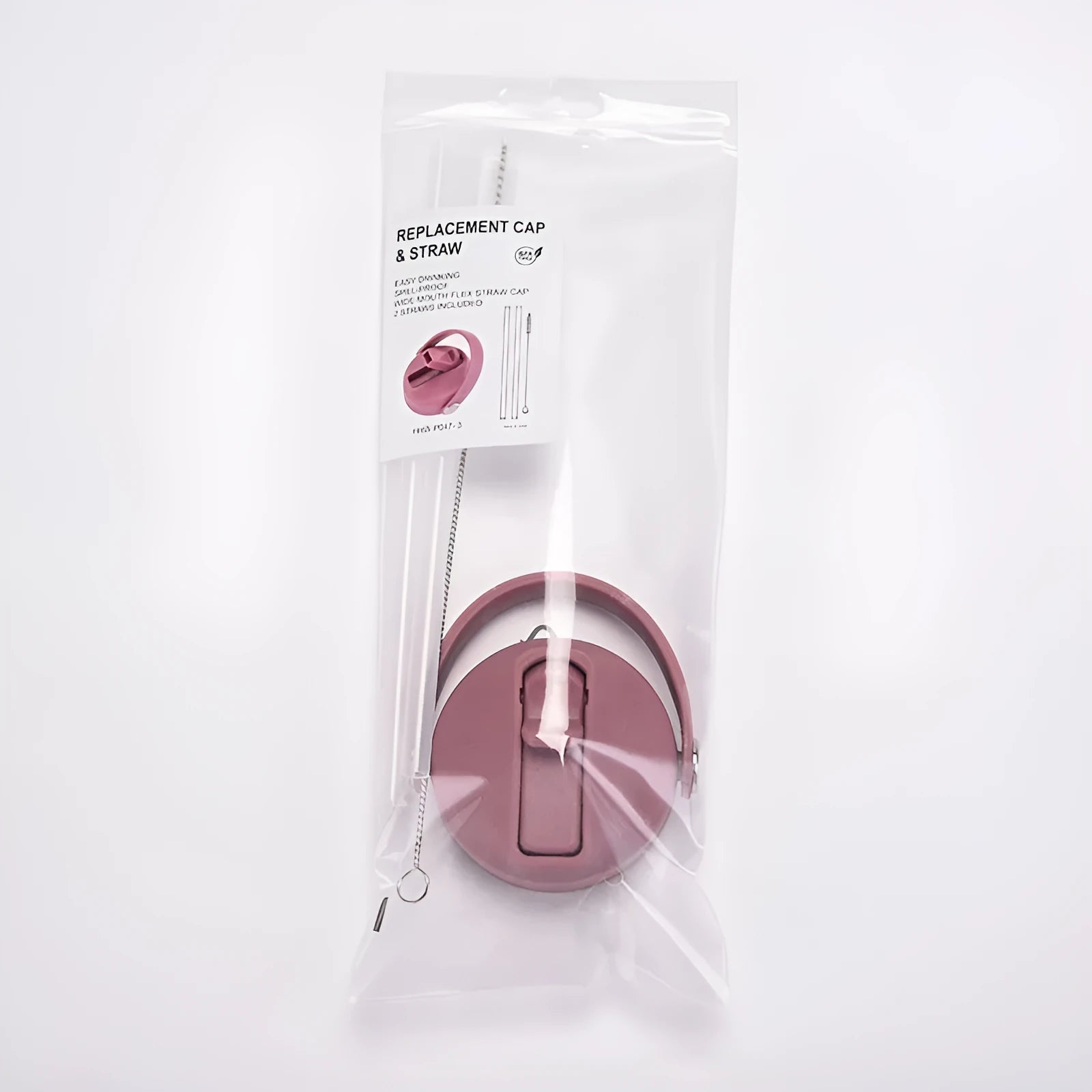 Plastic cup lid with portable handle in modern simplicity style, available in multiple colours