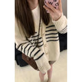 Women's polyester collar button cardigan with 3D pattern in autumn colour