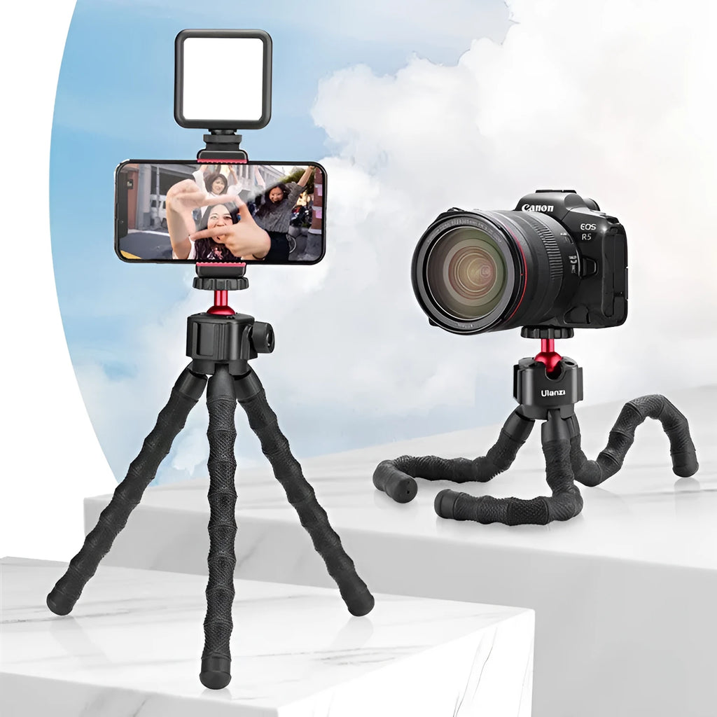 Multifunctional VLOG photography and video suite with a portable tripod in 2985 set colour.