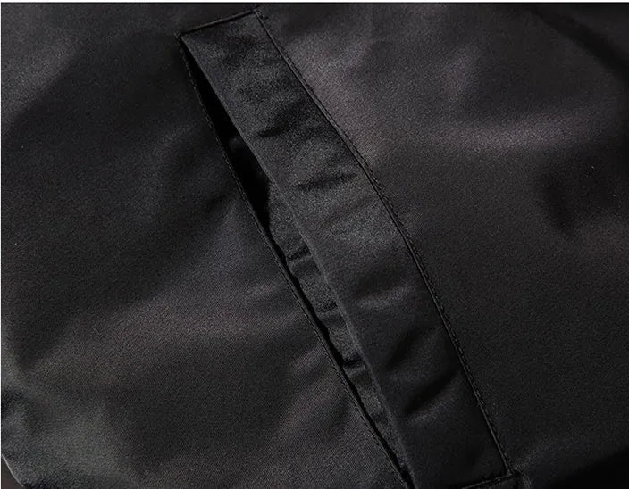 Men's solid pilot jacket in green, 100% polyester, long sleeves, ribbed hem, casual outerwear