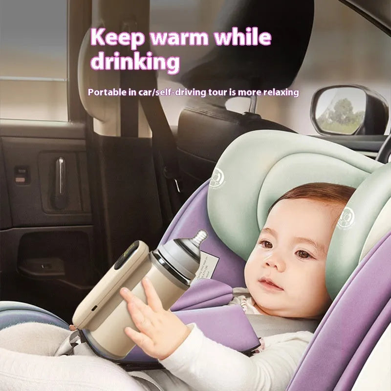 4th generation baby bottle insulation warmer with 8000mAh fast charging battery and universal design