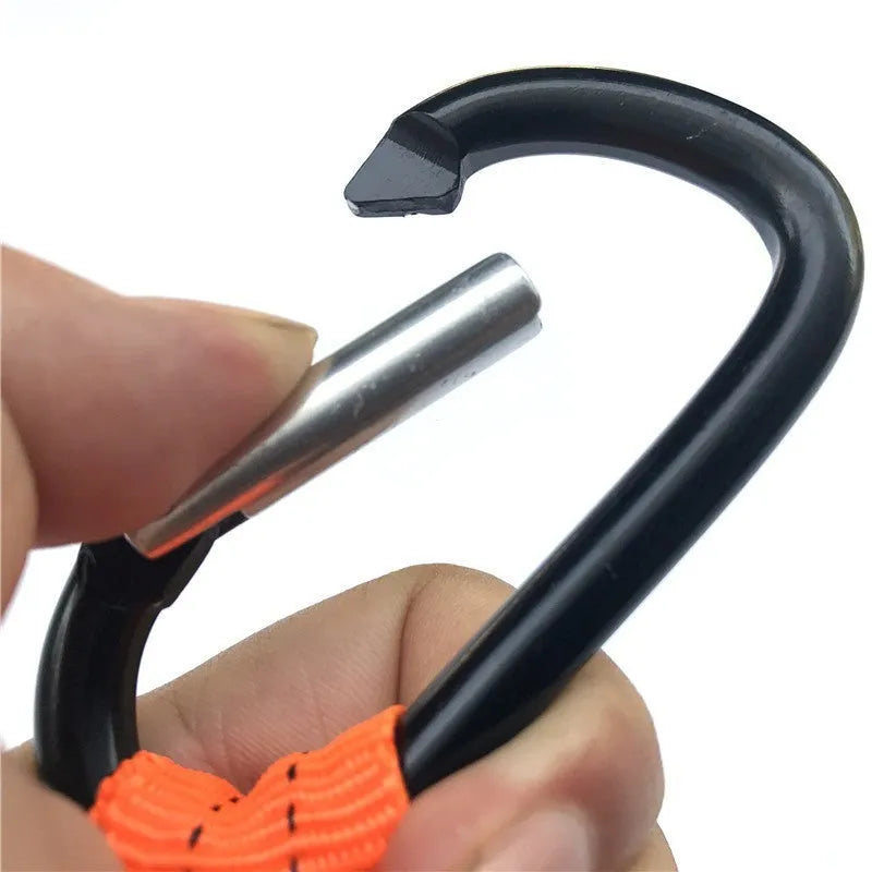 Orange 90cm fishing rod safety elastic connector with 10kg load capacity