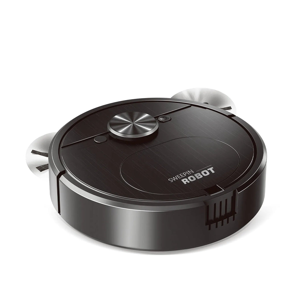 Black or white three-in-one USB charging robot vacuum cleaner with mopping function