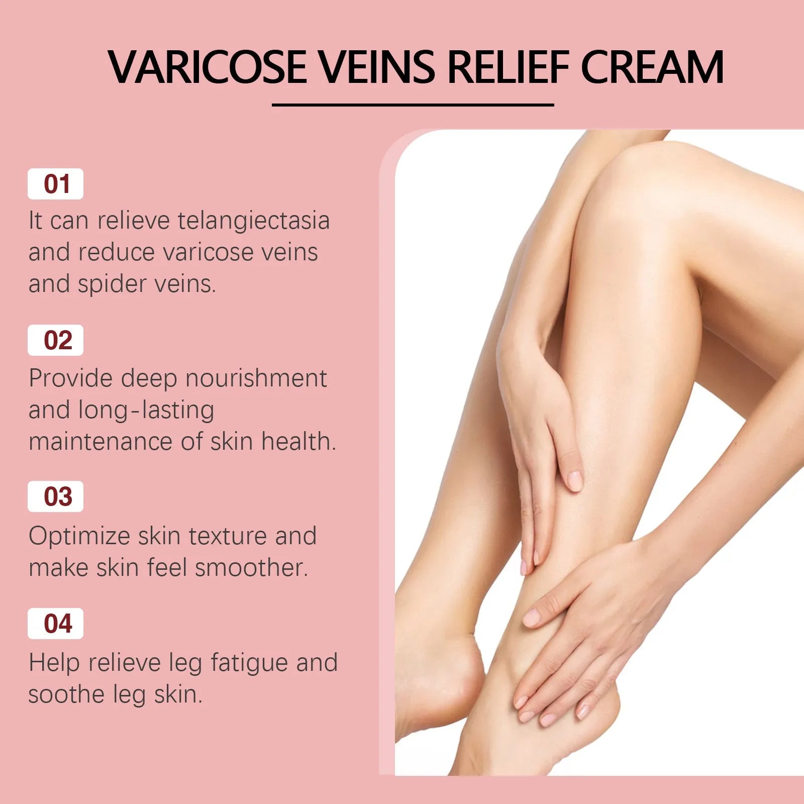 80g tube of leg care massage cream for universal skin type moisturising