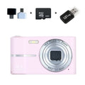 HD 4K pixel digital compact camera in black green pink or white colours with mini 90.3mm size