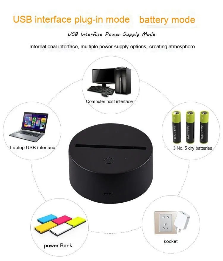 Heart-shaped acrylic table lamp with USB power and touch control, 160mm diameter with engraved love message