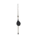 Solar bubble stick lawn lamp with colourful slow flash crystal bubble effect in garden setting