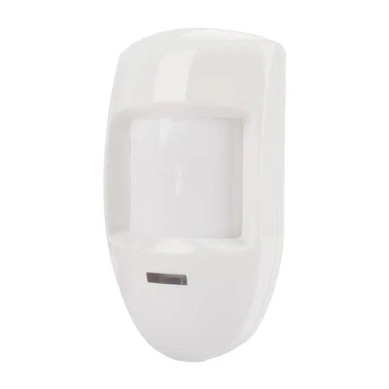 White wired PIR motion sensor wall-mounted passive infrared detector with 120 degree detection angle
