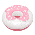 Donut-shaped dog toy for molar teeth cleaning with squeaker in TPR material