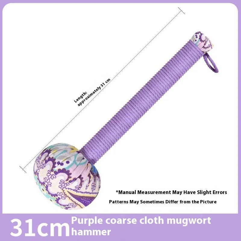 Argy wormwood hand-held massage hammer for neck and shoulder relief in five colour options.