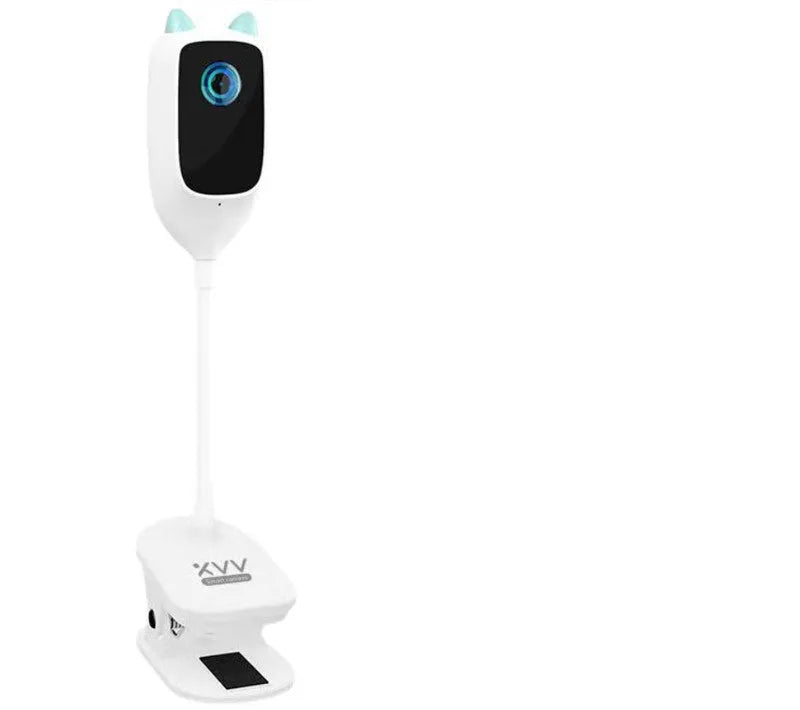Xiaovv smart baby monitor white transparent 1080p night vision 150-degree wide angle camera frosted ABS shell
