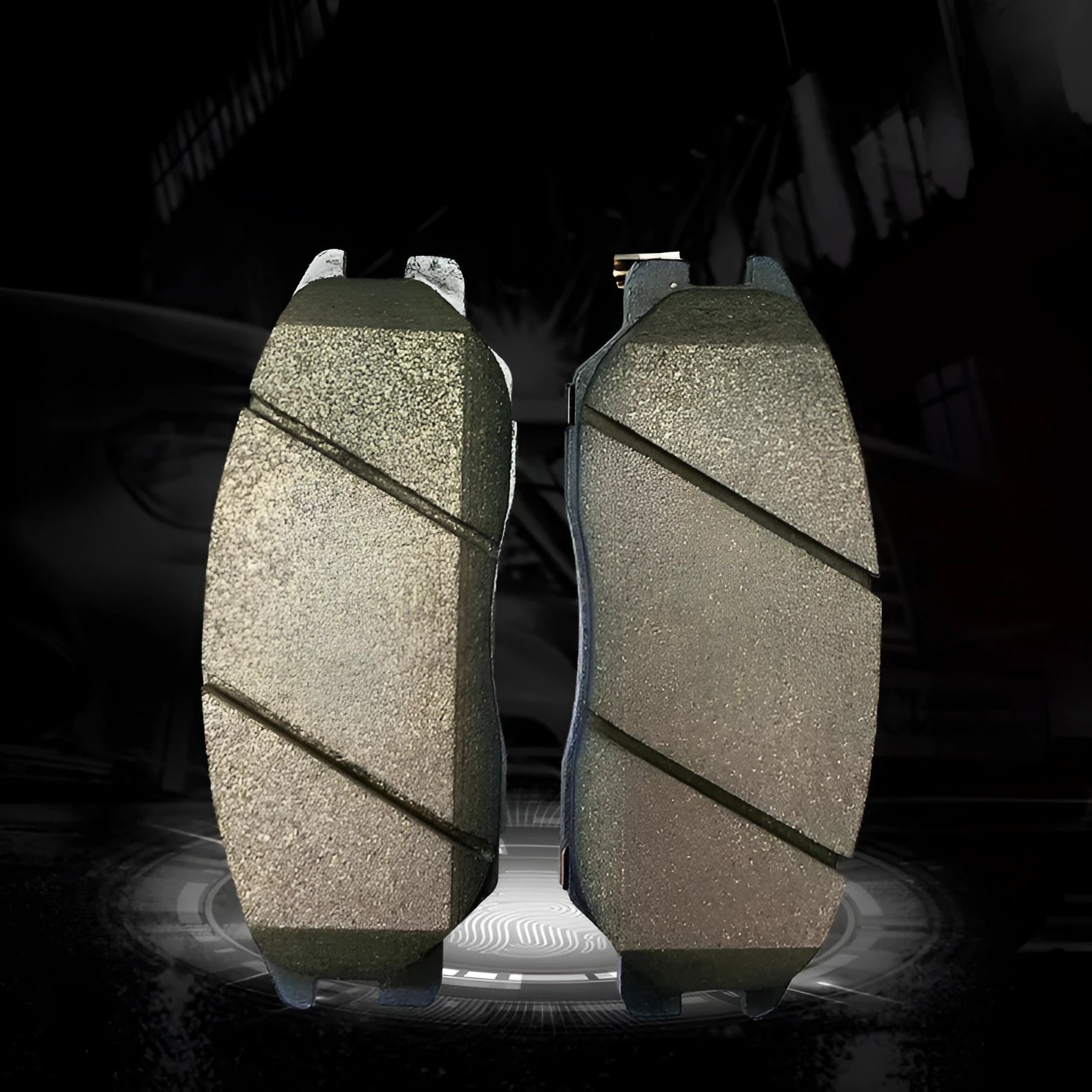 SsangYong Kyron and Rexton brake pad components numbered 4813009A10 4813008BA0