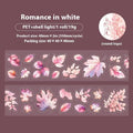 Six rolls of Deciduous Poetry Series decorative stickers showing autumn leaf patterns like ginkgo and maple.