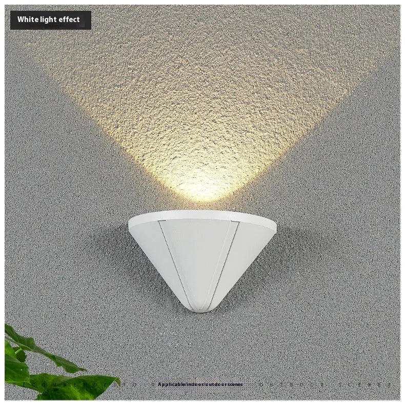 Black Bird's Nest style LED courtyard lamp with IP65 waterproof rating and warm white light.