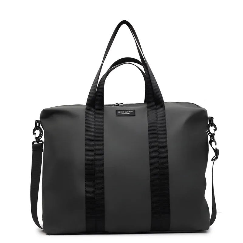 Lightweight business travel tote bag with 20-35L capacity in Oxford cloth