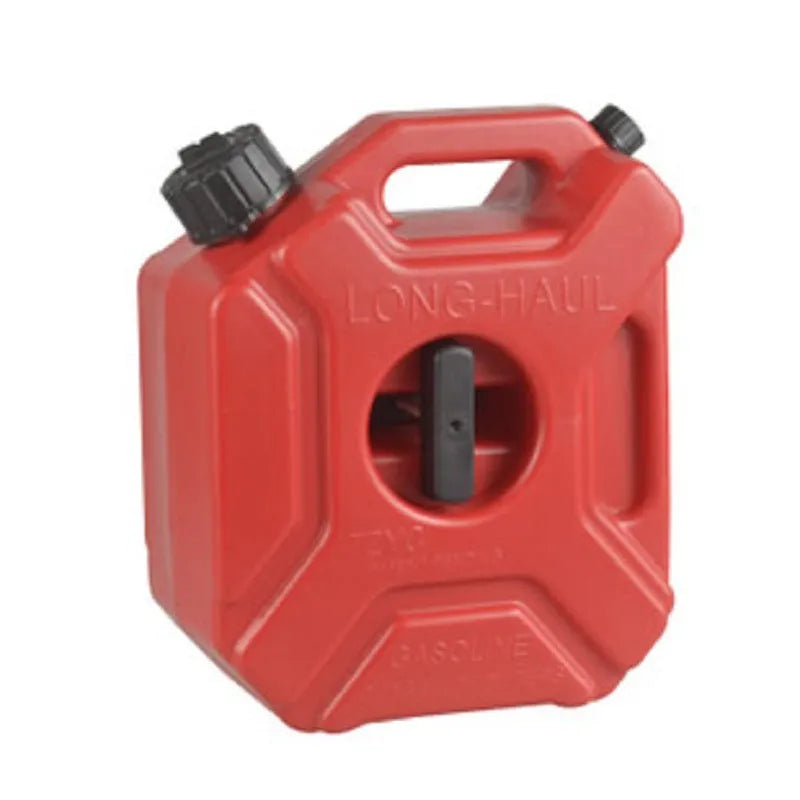 Red plastic petrol barrel 3L 5L HDPE fuel can for motorcycle off-road gasoline tank anti-pressure shockproof moisture-proof